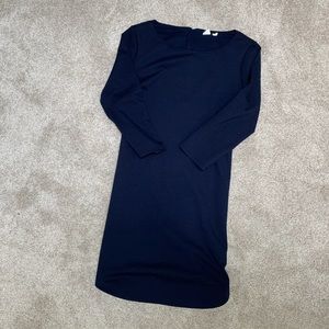 GAP ponte knit shift dress, navy